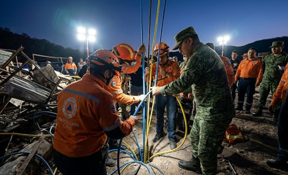 Milagro bajo tierra en Sinaloa: logran contacto vital con mineros tras colapso
